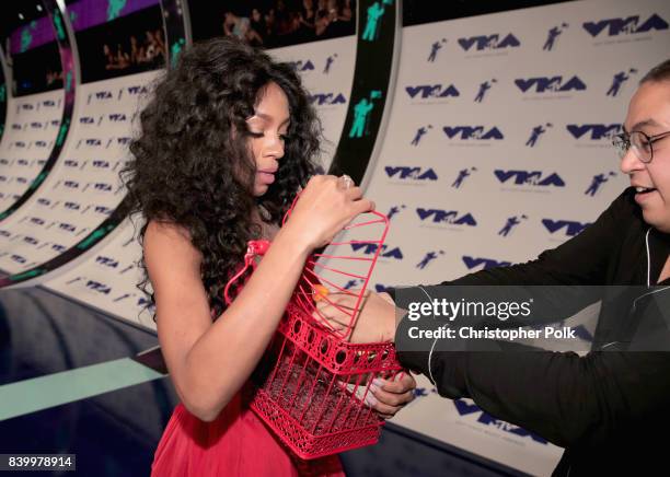 Lil Mama attends the 2017 MTV Video Music Awards at The Forum on August 27, 2017 in Inglewood, California.