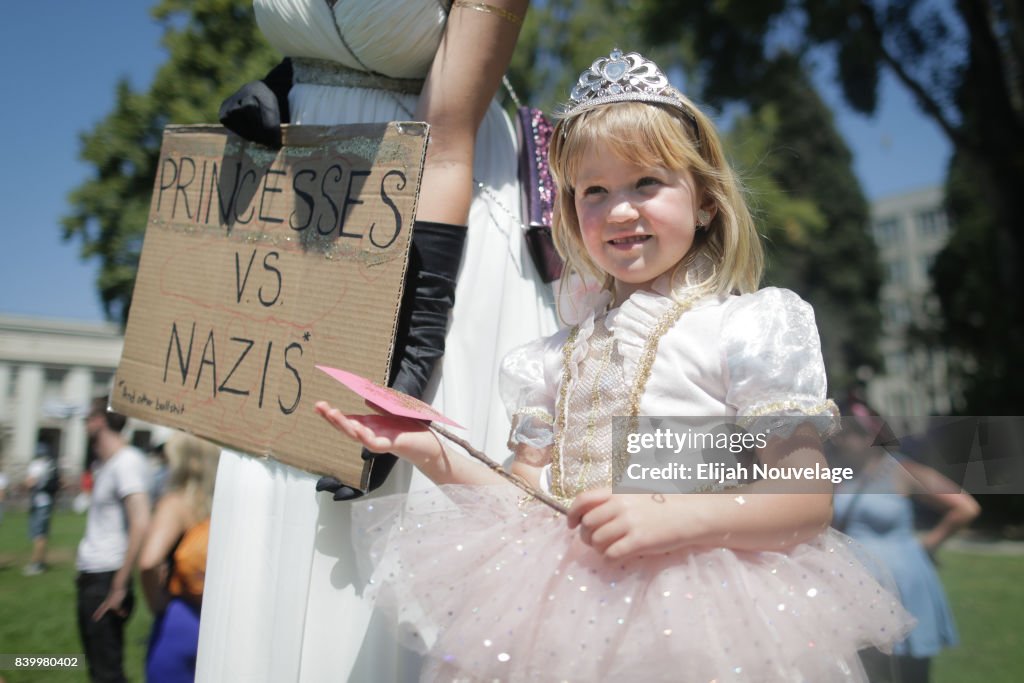 Alt Right Protesters Stage Rally In Berkeley
