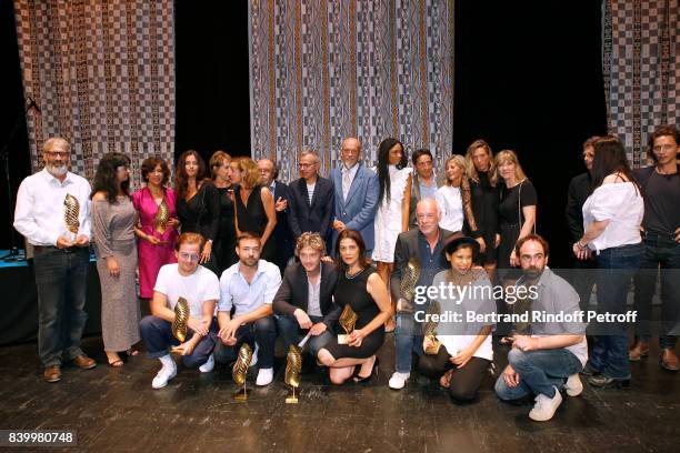 Laureates and Members of the Jury : President of the Jury John Malkovich, Philippe Besson, Stefi Celma, Claire Chazal, Lucas Belvaux, Raphael, Denise...