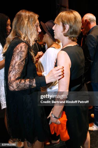 Laura Smet ad her mother Nathalie Baye attend the 10th Angouleme French-Speaking Film Festival : Closing Ceremony on August 27, 2017 in Angouleme,...