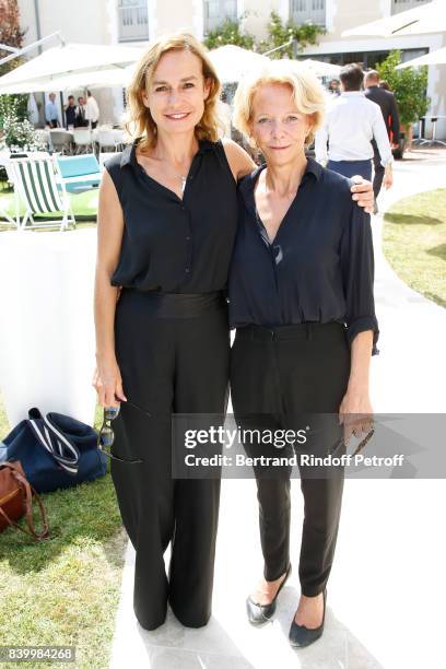 Actress Sandrine Bonnaire and President of CNC Frederique Bredin attend the 10th Angouleme French-Speaking Film Festival : Day Six on August 27, 2017...