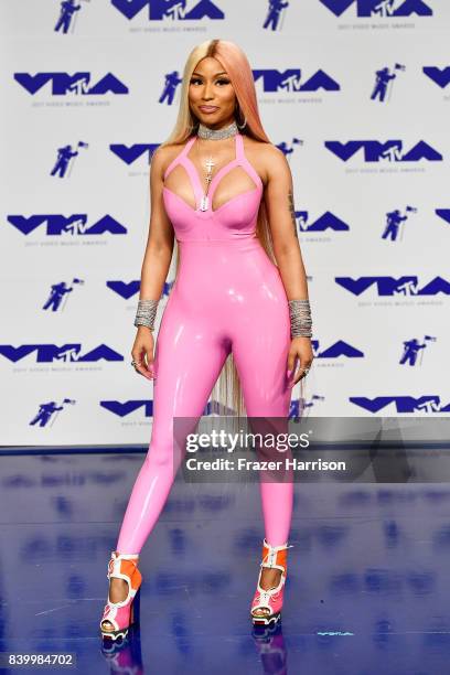 Nicki Minaj attends the 2017 MTV Video Music Awards at The Forum on August 27, 2017 in Inglewood, California.