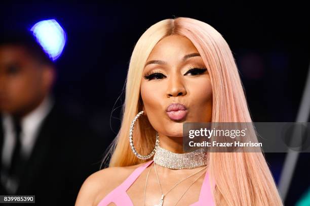 Nicki Minaj attends the 2017 MTV Video Music Awards at The Forum on August 27, 2017 in Inglewood, California.