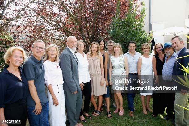 President of CNC Frederique Bredin, Jury : Philippe Besson, Claire Chazal, President of the Jury John Malkovich, Minister of Culture Francoise...