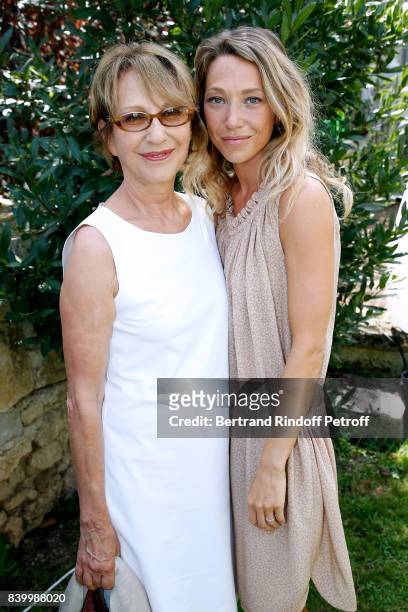 Nayhalie Baye and her Daughter Laura Smet attend the 10th Angouleme French-Speaking Film Festival : Day Six on August 27, 2017 in Angouleme, France.