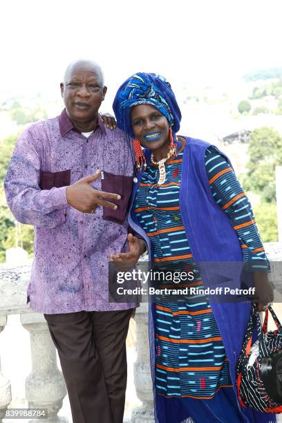 Actress Naky Sy Savane and guest attend the 10th Angouleme French-Speaking Film Festival : Day Five on August 26, 2017 in Angouleme, France.