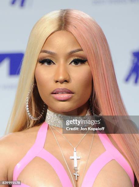 Nicki Minaj attends the 2017 MTV Video Music Awards at The Forum on August 27, 2017 in Inglewood, California.