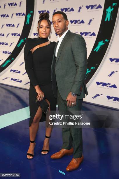 Eudoxie Mbouguiengue and Ludacris attend the 2017 MTV Video Music Awards at The Forum on August 27, 2017 in Inglewood, California.