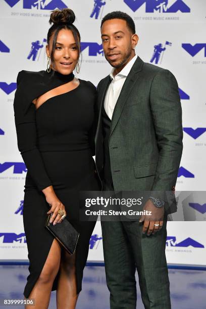 Ludacris and Eudoxie Mbouguiengue attend the 2017 MTV Video Music Awards at The Forum on August 27, 2017 in Inglewood, California.