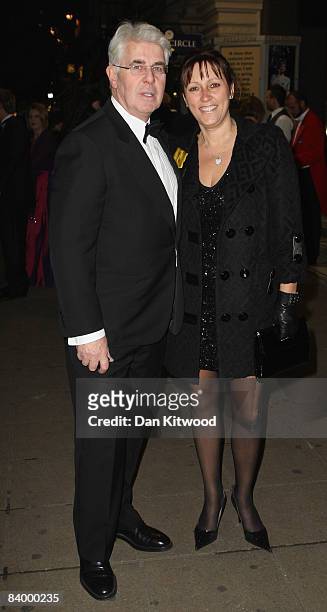 Max Clifford and guest attend the Royal Variety Performance at the London Palladium on December 11, 2008 in London, England.