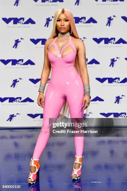 Nicki Minaj attends the 2017 MTV Video Music Awards at The Forum on August 27, 2017 in Inglewood, California.