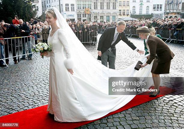 Archduchess Marie-Christine of Austria, Archduke Carl-Christian of Austria, Archduchess Gabriella of Austria and Archduchess Marie-Astrid of Austria...