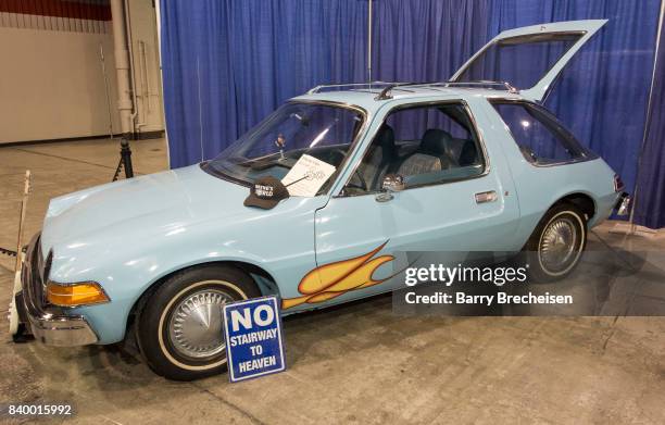 The Waynes World car on display during the Wizard World Chicago Comic-Con at Donald E. Stephens Convention Center on August 27, 2017 in Rosemont,...