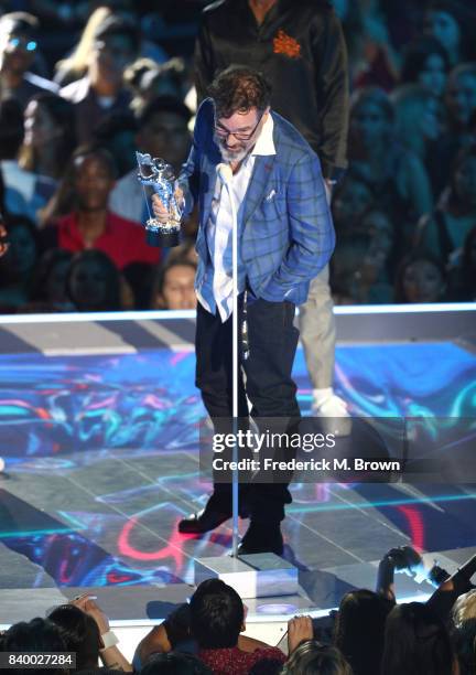 Dave Meyers accepts the Video of the Year award for 'Humble' onstage during the 2017 MTV Video Music Awards at The Forum on August 27, 2017 in...