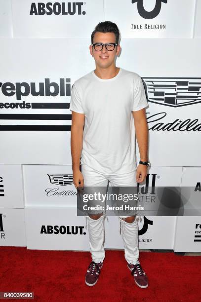 Stanaj attends the VMA after party hosted by Republic Records and Cadillac at TAO restaurant at the Dream Hotel on August 27, 2017 in Los Angeles,...