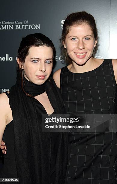 Actress Heather Matarazzo and girlfriend Carolyn Murphy attend a screening of "The Curious Case of Benjamin Button" presented by The Cinema Society,...