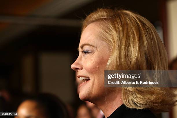 Actress Cybill Shepherd arrives at the Paley Center for Media's Annual Los Angeles Gala held at the Hyatt Century Plaza Hotel on December 11, 2008 in...