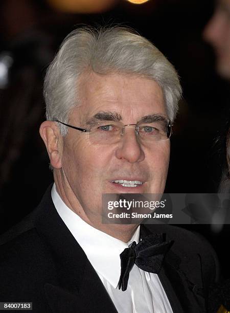 Max Clifford attends Royal Variety Performance at London Palladium on December 11, 2008 in London, England.