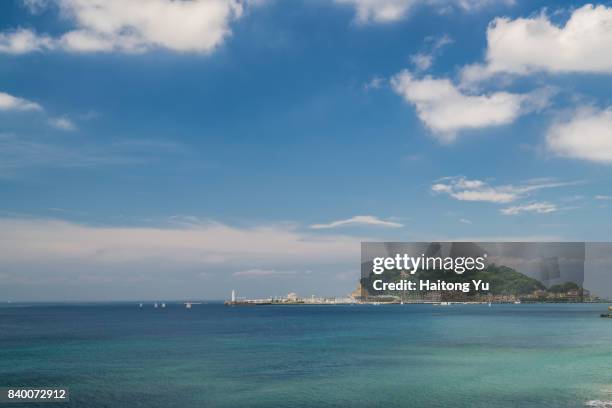 enoshima, famous travel destination in kanagawa, japan. - enoshima island stock pictures, royalty-free photos & images