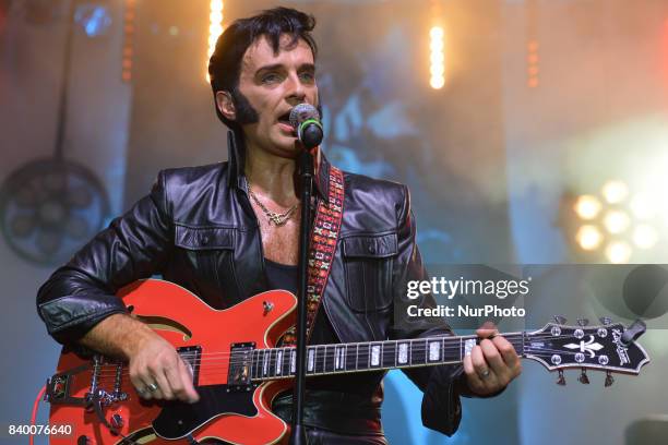 'Elvis Rock & Roll' concert by Piotr Skowronski - The King`s Friends from Warsaw during the Tribute to Elvis festival with many events organised...