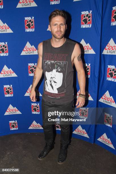 Country music singer Canaan Smith poses for a photo backstage during the Hometown Throwdown festival hosted by 100.7 The Wolf at Enumclaw Expo Center...