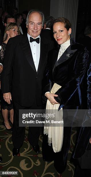 Aga Khan and his daughter Princess Zahra Aga Khan attend the Cartier Racing Awards 2008, at the Grosvenor House Hotel on November 17, 2008 in London,...