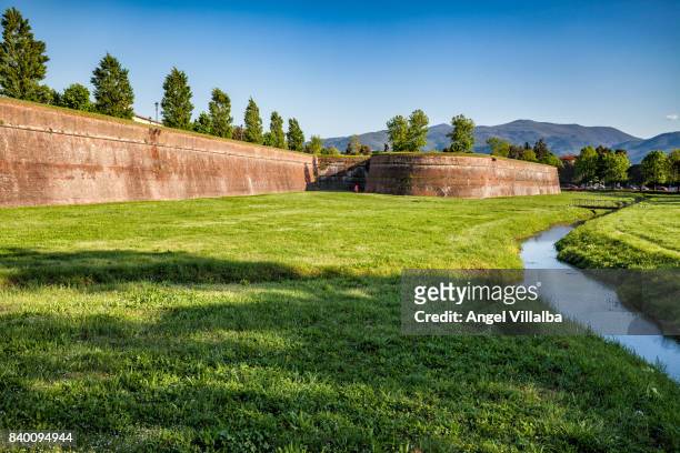 lucca, wall - lucca stock pictures, royalty-free photos & images
