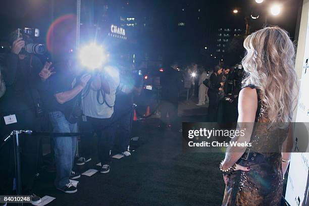 Stylist Rachel Zoe attends the opening of the 7 For All Mankind store on Robertson Boulevard on November 15, 2007 in Los Angeles, California.