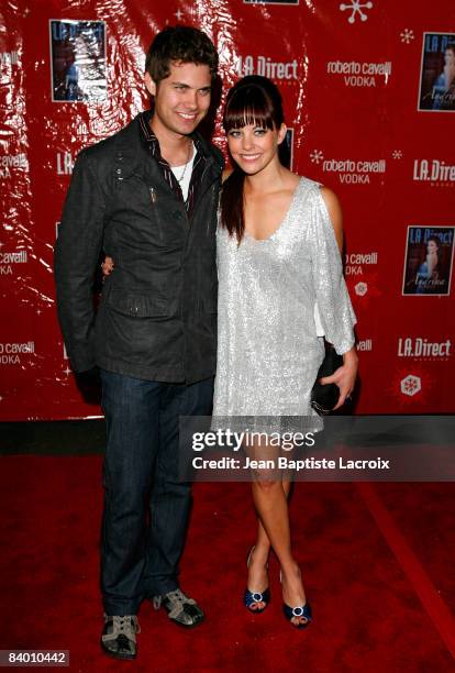 Andrew Seeley and Amy Paffrath attend the 2nd Annual Remember To Give Holiday Party presented by LA Direct Magazine at Les Deux on December 11, 2008...