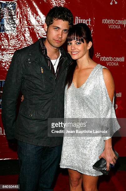 Andrew Seeley and Amy Paffrath attend the 2nd Annual Remember To Give Holiday Party presented by LA Direct Magazine at Les Deux on December 11, 2008...