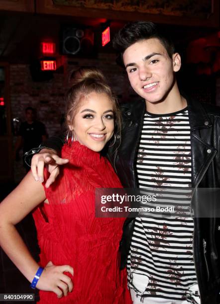 Baby Ariel and guest attend the VMA after party hosted by Republic Records and Cadillac at TAO restaurant at the Dream Hotel on August 27, 2017 in...