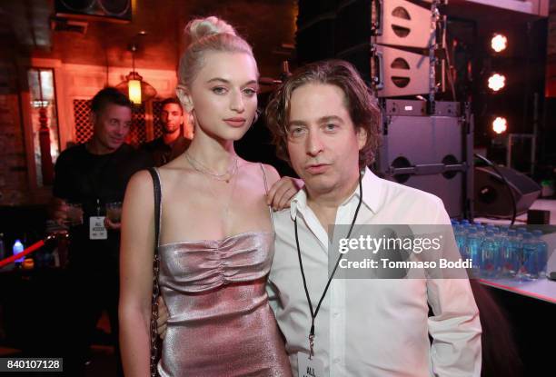 Republic Records President Charlie Walk and Guest attend the VMA after party hosted by Republic Records and Cadillac at TAO restaurant at the Dream...