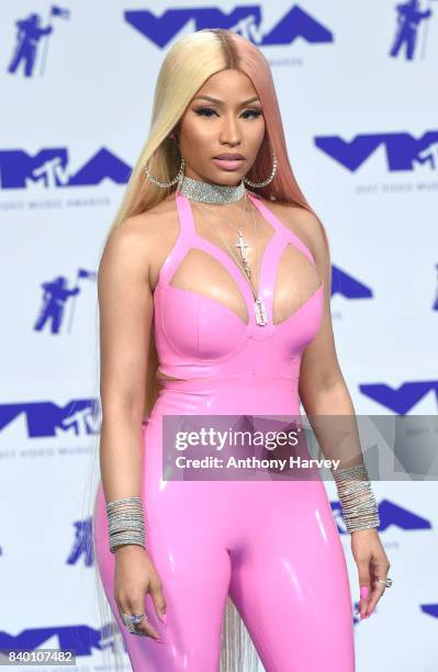 Nicki Minaj attends the 2017 MTV Video Music Awards at The Forum on August 27, 2017 in Inglewood, California.