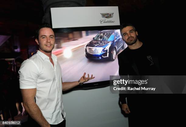 Ryan Kelley and Guest attend the VMA after party hosted by Republic Records and Cadillac at TAO restaurant at the Dream Hotel on August 27, 2017 in...