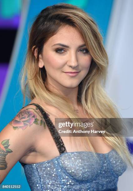 Julia Michaels attends the 2017 MTV Video Music Awards at The Forum on August 27, 2017 in Inglewood, California.