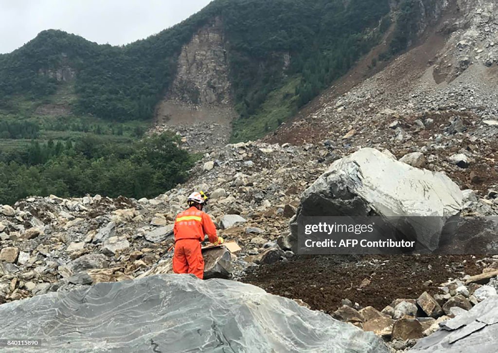 CHINA-LANDSLIDE