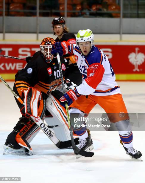 Otto Rauhala of Tampere skates against the Grizzlys Wolfsburg during the Champions Hockey League match between Grizzlys Wolfsburg and Tappara Tampere...