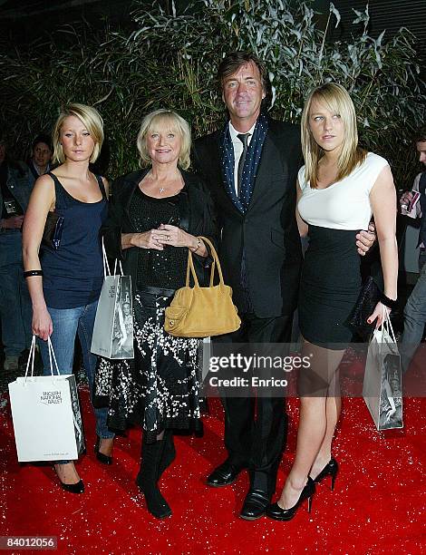 Richard Madeley, Judy Finnigan and family attend the English National Ballet - Night of the Snow Queen, at the Coliseum on December 12, 2007 in...