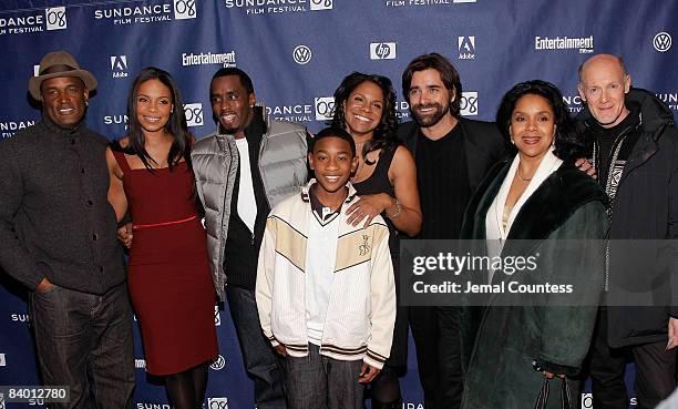 Director Kenny Leon, actress Sanaa Lathan, actor Sean "Diddy" Combs, actor Justin Martin, actress Audra McDonald, actor John Stamos, actress Phylicia...