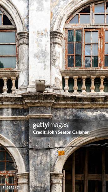 colonial building on shamian island - shamin imagens e fotografias de stock