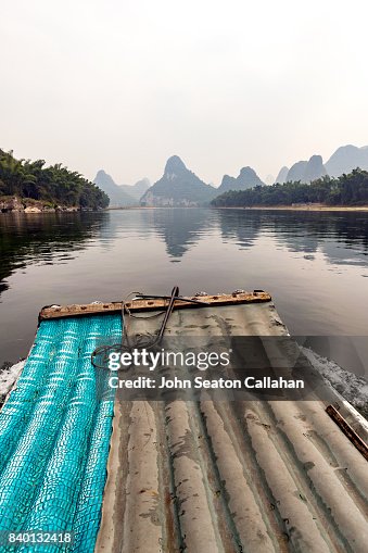 Rafting on the Li River Rafting on the Li River