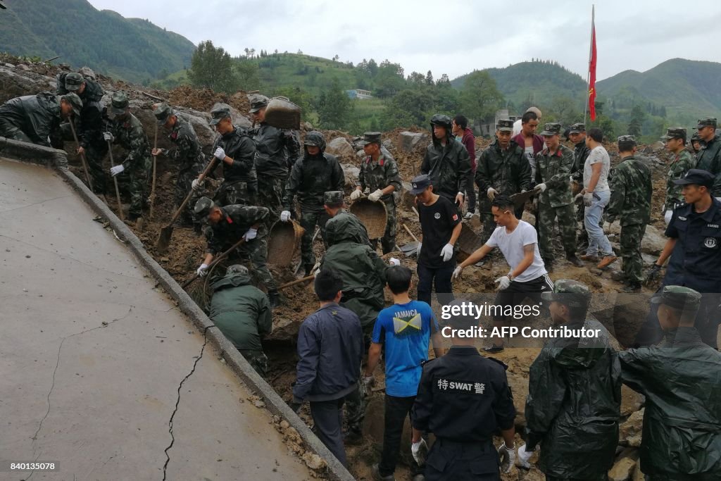 CHINA-LANDSLIDE