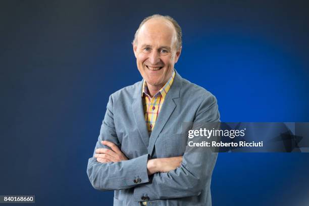 British television producer Sir Peter Bazalgette attends a photocall during the annual Edinburgh International Book Festival at Charlotte Square...