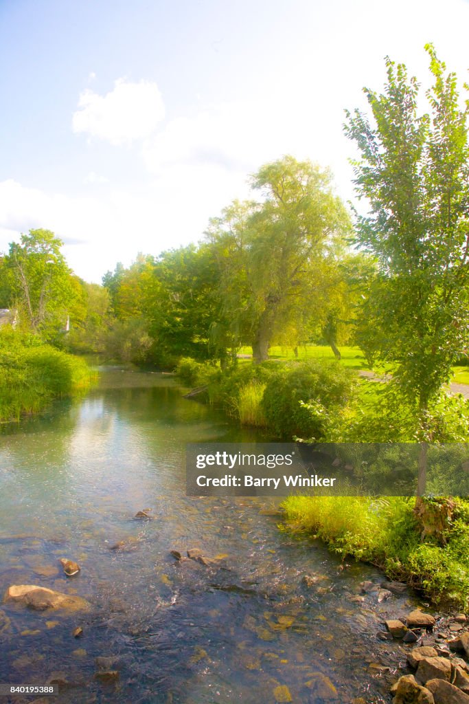 River coursing through Western Massachusetts