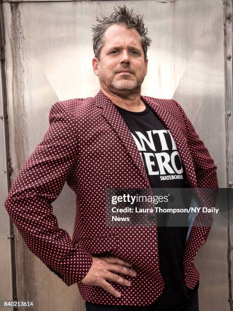 Director Jeff Tremaine photographed for NY Daily News on April 27 in New York City.