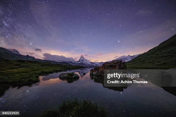 matterhorn mountain, zermatt, switzerland, europe - kanton wallis stock-fotos und bilder