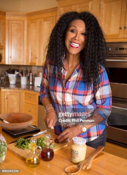 Singer Ruth Pointer is photographed for Closer Weekly Magazine on January 18, 2016 at home in Massachusetts.