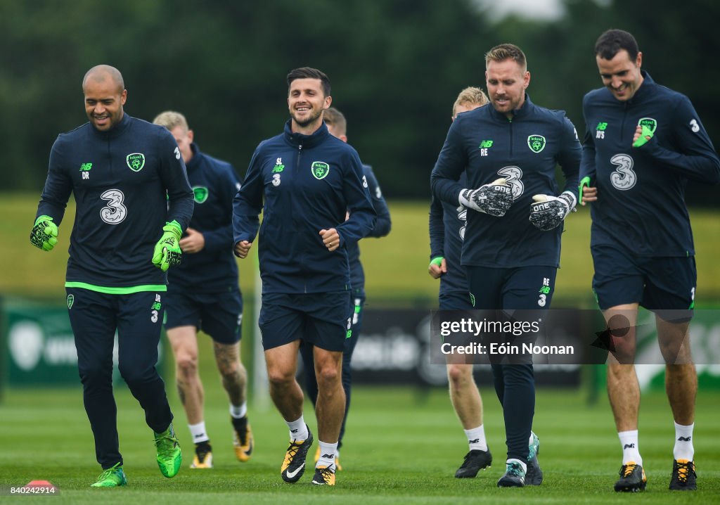 Republic of Ireland Squad Training and Press Conference