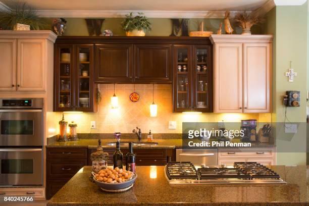 Singer Lorrie Morgan's home is photographed for Closer Weekly Magazine on January 20, 2016 in Tennessee. Kitchen.