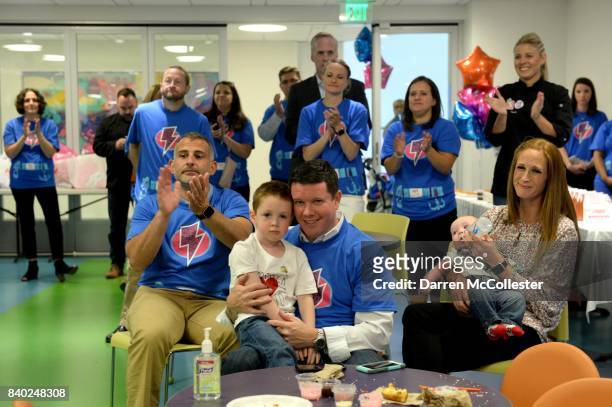 People attend Day of Joy Celebration at Boston Children's Hospital August 28, 2017 in Boston, Massachusetts.